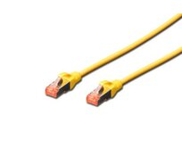 Digitus CAT 6 S-FTP patch kabel, LSOH, Cu, AWG 27/7, délka 0,25 m, barva žlutá
