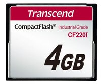Transcend 4GB INDUSTRIAL TEMP CF220I CF CARD (SLC) Fixed disk and UDMA5
