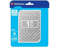 VERBATIM Store´n´ Go 2,5" GEN2 1TB USB 3.0 stříbrný