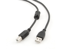 GEMBIRD Kabel USB A-B 1,8m 2.0 HQ s ferritovým jádrem