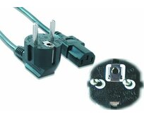 GEMBIRD Kabel síťový 3m VDE 220/230V napájecí