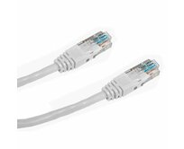 DATACOM Patch cord UTP CAT5E 0,25m bílý