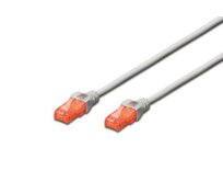 Digitus Ecoline Patch Cable, UTP, CAT 6e, AWG 26/7, šedý 1m, 1ks