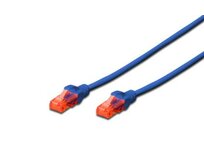 Digitus Ecoline Patch Cable, UTP, CAT 6e, AWG 26/7, modrý 3m, 1ks