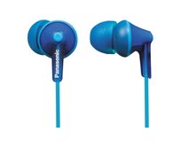 Panasonic RP-HJE125E-A, drátové sluchátka, do uší, 3 velikosti nástavců do uší, 3,5mm jack, kabel 1,1m, modrá