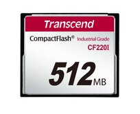 Transcend 512MB INDUSTRIAL TEMP CF220I CF CARD (SLC) Fixed disk and UDMA5
