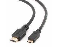 GEMBIRD Kabel HDMI-HDMI mini 1,8m, 1.4, M/M stíněný, zlacené kontakty, černý