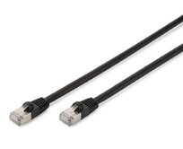 CAT 6 S-FTP outdoor patch cable, Cu, PE, AWG 27/7, length 2 m, black sheath color