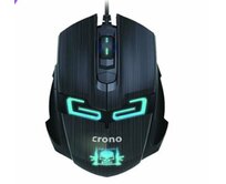 Crono CM647 - optická  herní myš, USB konektor, rozlišení 800/1200/1600 DPI , modré podsvícení
