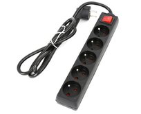 PLATINET FIESTA prodlužovací přívod 230V, 3m, 5 zásuvek, vypínač