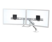 ERGOTRON HX Desk Dual Monitor Arm, stolní rameno pro 2 monitry až 32", bílé