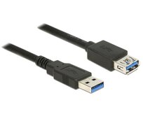 Delock Prodlužovací kabel USB 3.0 Typ-A samec > USB 3.0 Typ-A samice 2,0 m černý