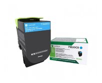 Lexmark CS/CX31/41/51x Cyan Toner Cartridge Return - 2 300 stran