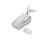 Digitus Modulární zástrčka CAT 6A, 8P8C, stíněná pro pevný vodič AWG 22-23