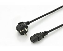 Digitus Power Cord, CEE 7/7 (Typ-F) 90o angled - C13 M/F, 1.8m, H05VV-F3G 0.75qmm, VDE, bl