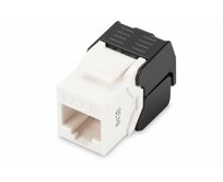 Digitus CAT 6 Keystone Jack, nestíněný RJ45 na LSA, připojení bez nářadí, vč. kabelová svorka