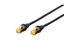 Digitus CAT 6A S-FTP patch cable, Cu, LSZH AWG 26/7, length 0.5 m, color black