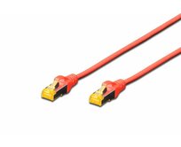 Digitus CAT 6A S-FTP patch cable, Cu, LSZH AWG 26/7, length 3 m, color red