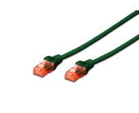 Digitus CAT 6 U-UTP patch cable, Cu, LSZH AWG 26/7, length 3 m, color green