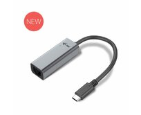 i-Tec USB-C METAL Gigabit Ethernet 10/100/1000 adaptér, LED, RJ45