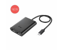 i-Tec USB-C 3.1 na Dual Display Port adaptér, 2x Display Port 4K 