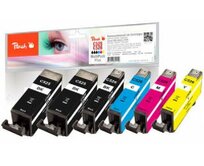 PEACH kompatibilní cartridge Canon CLI-526 MultiPack Plus, 2xbk, pbk, c, m, y