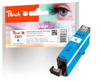 PEACH kompatibilní cartridge Canon CLI-521c, cyan, 9 ml