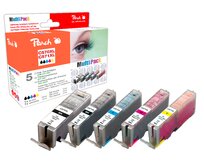 PEACH kompatibilní cartridge Canon PGI-570XL/CLI-571XL Com pack, 4x13 ml,1xBlack,1xCyan,1xMagenta,1xYellow, 1x23ml blac