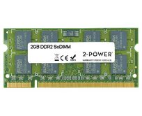 2-Power 2GB PC2-5300S 667MHz DDR2 CL5 SoDIMM 2Rx8 (DOŽIVOTNÍ ZÁRUKA)