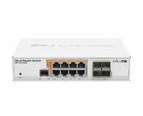 MikroTik Cloud Router Switch CRS112-8P-4S-IN, 8x GLAN s PoE, 4x SFP