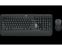 Logitech klávesnice s myší Wireless Combo MK540 ADVANCED, CZ/SK, USB, unifying přijímač, silent, černá