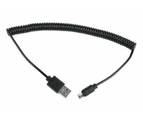 GEMBIRD CABLEXPERT Kabel USB A Male/Micro USB Male 2.0, 1,8m, Black, kroucený