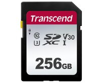 Transcend 256GB SDXC 300S (Class 10) UHS-I U3 V30 paměťová karta, 100 MB/s R, 40 MB/s W