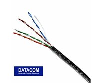 DATACOM OUTDOOR UTP drát CAT5E PE, venkovní, Fca 100m černý