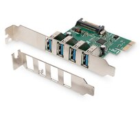 Digitus USB 3.0, 4 Port, PCI Express Add-On karta 4 porty A / F External, VL805 chipset