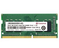 Transcend paměť 4GB (JetRam) SODIMM DDR4 2666 1Rx8 CL19