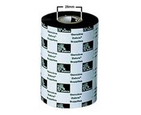 Zebra Wax/Resin Ribbon, 110mmx450m, 3400; High Performance, 25mm core