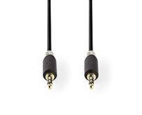 Nedis CABW22000AT20 - Stereofonní Audio Kabel | 3,5mm Zástrčka - 3,5mm Zástrčka | 2 m | Antracit