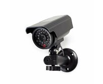 Nedis DUMCBS10BK - Atrapa Bezpečnostní Kamery | Válcové kamery | IP44 | Černá barva