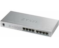 Zyxel GS1008-HP, 8 Port Gigabit PoE+ unmanaged desktop Switch, 8 x PoE, 60 Watt