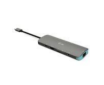 i-tec USB-C Metal Nano Docking Station 4K HDMI LAN + Power Delivery 100 W