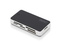 DIGITUS Čtečka karet USB 3.0 s připojovacím kabelem USB 1m Podpora karet MS / SD / SDHC / MiniSD / M2 / CF / MD / SDXC