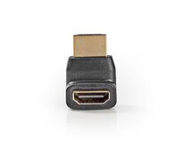 Nedis CVGB34902BK - HDMI™ Adaptér Úhlový 270° | HDMI Konektor - HDMI Zásuvka | Černá barva