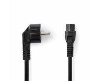 Nedis CEGB10100BK20 - Napájecí Kabel | Úhlová zástrčka Schuko - IEC-320-C5 | 2 m | Černá barva