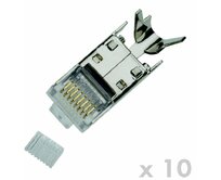 DATACOM Plug STP CAT7(6A) 8p8c- RJ45 drát (10ks)