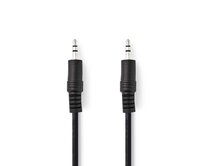 Nedis CAGB22000BK20 - Stereofonní Audio Kabel | 3,5mm Zástrčka - 3,5mm Zástrčka | 2 m | Černá barva