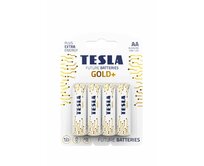 Tesla AA GOLD+ alkalická, 4 ks, ND