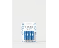 Tesla AA BLUE+ zinkouhlíková, 4 ks, ND, (R06, tužková, blister)