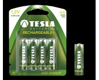 Tesla AA RECHARGEABLE+ nabíjecí Ni-MH 2450 mAh, 4 ks 