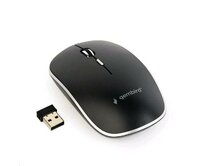 Myš GEMBIRD MUSW-4B-01, černá, bezdrátová, USB nano receiver